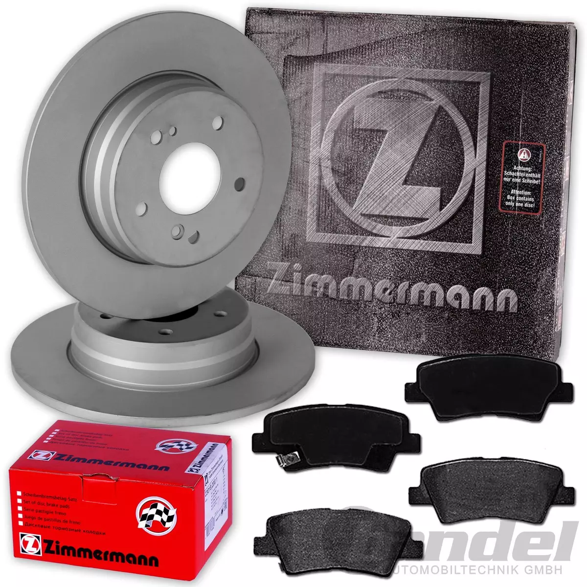 Гальмівні колодки та диски Zimmermann для RENAULT SAFRANE I - безпечний вибір