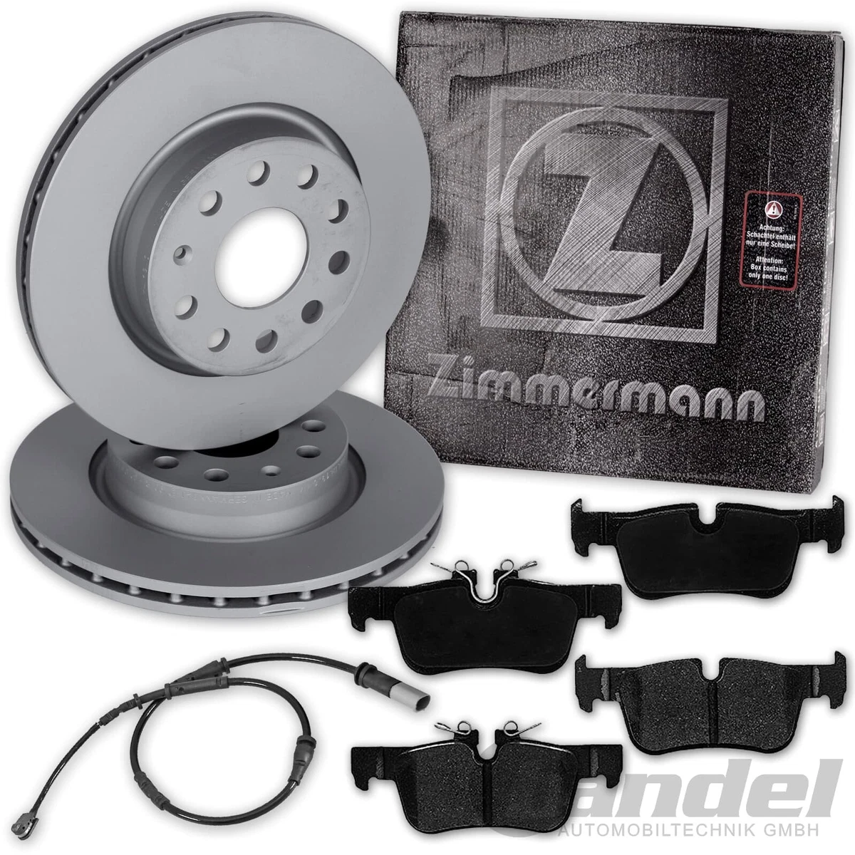 Гальмівні колодки та диски Zimmermann для Mitsubishi L 200 / Triton