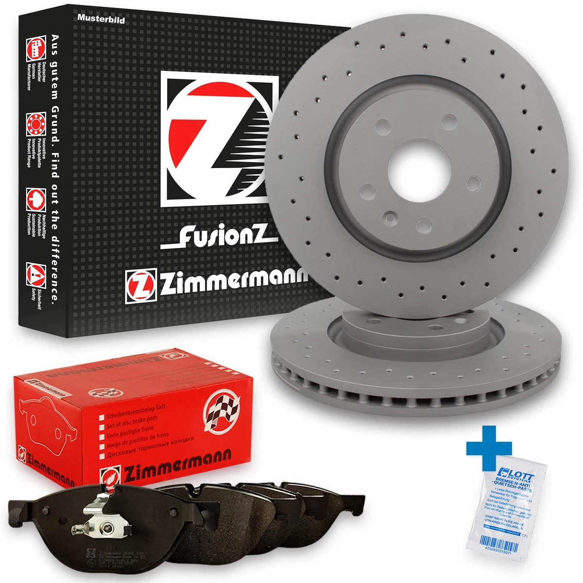 Гальмівні диски та колодки Zimmermann для VW Lupo (6X1, 6E1) 1.7 SDI Гальмівні диски та колодки Zimmermann для VW Lupo (6X1, 6E1) 1.7 SDI