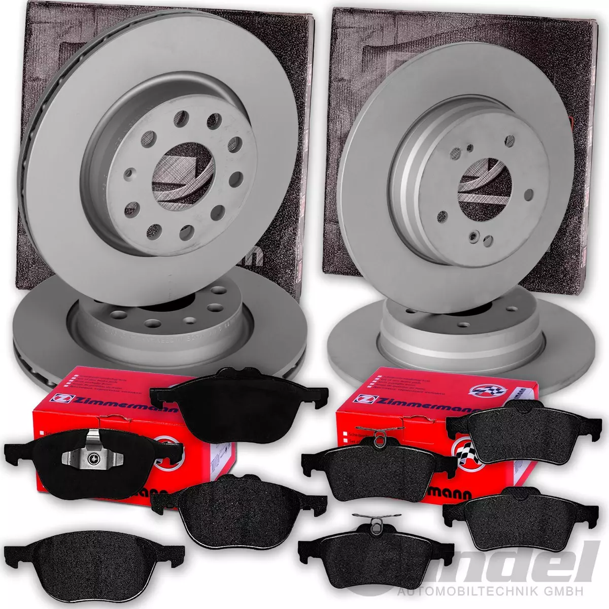 Гальмівні диски та колодки Zimmermann для MAZDA 6 GH 2.2 D — безпечний вибір