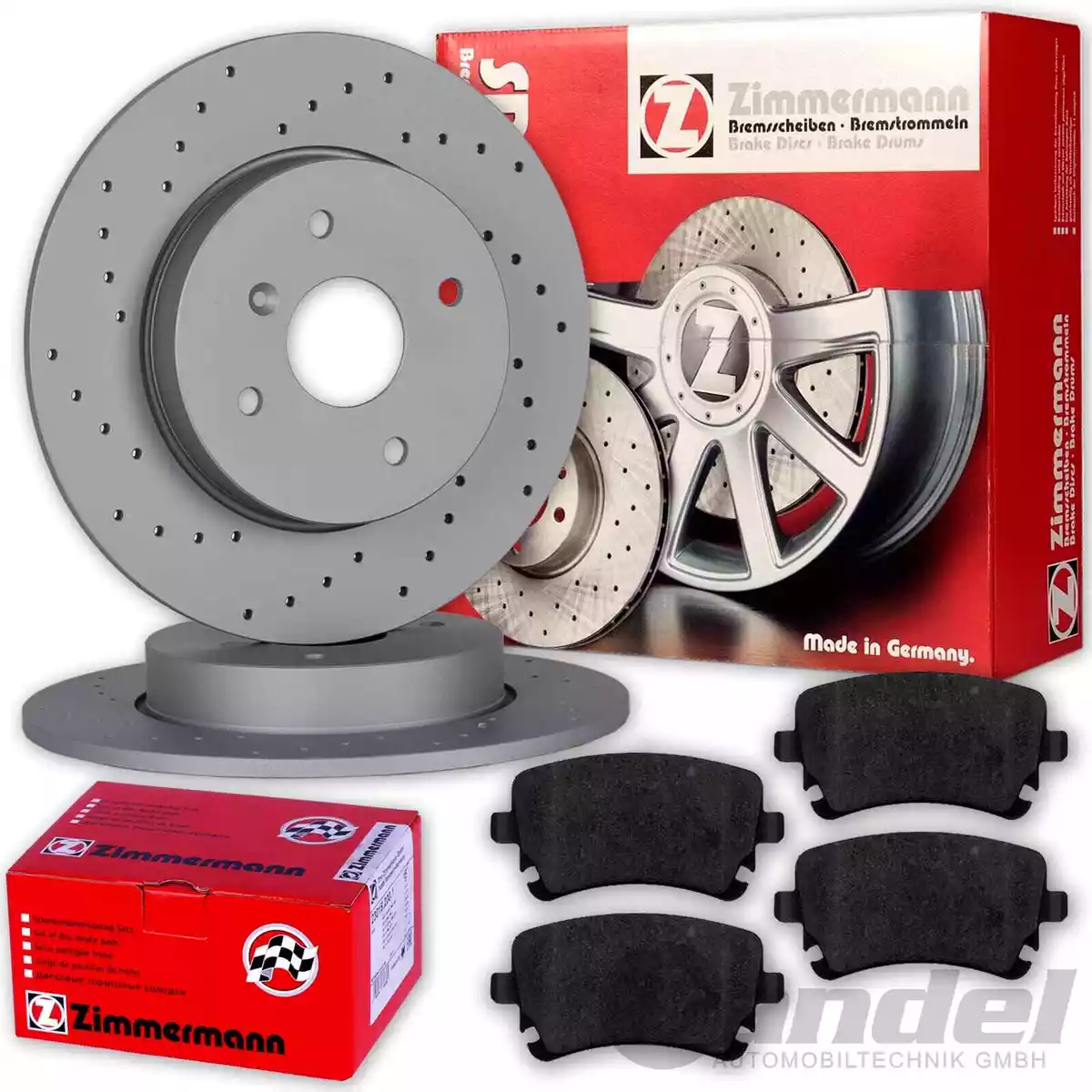 Гальмівні колодки та диски Zimmermann для SEAT IBIZA IV (6J5, 6P1) 1.4 TDI