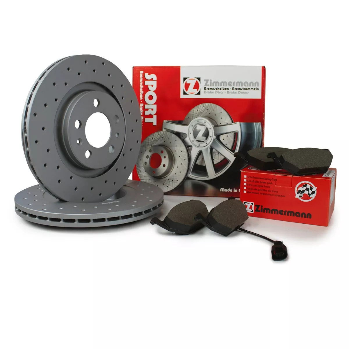 Гальмівні колодки та диски Zimmermann для MERCEDES-BENZ E-CLASS (W213)