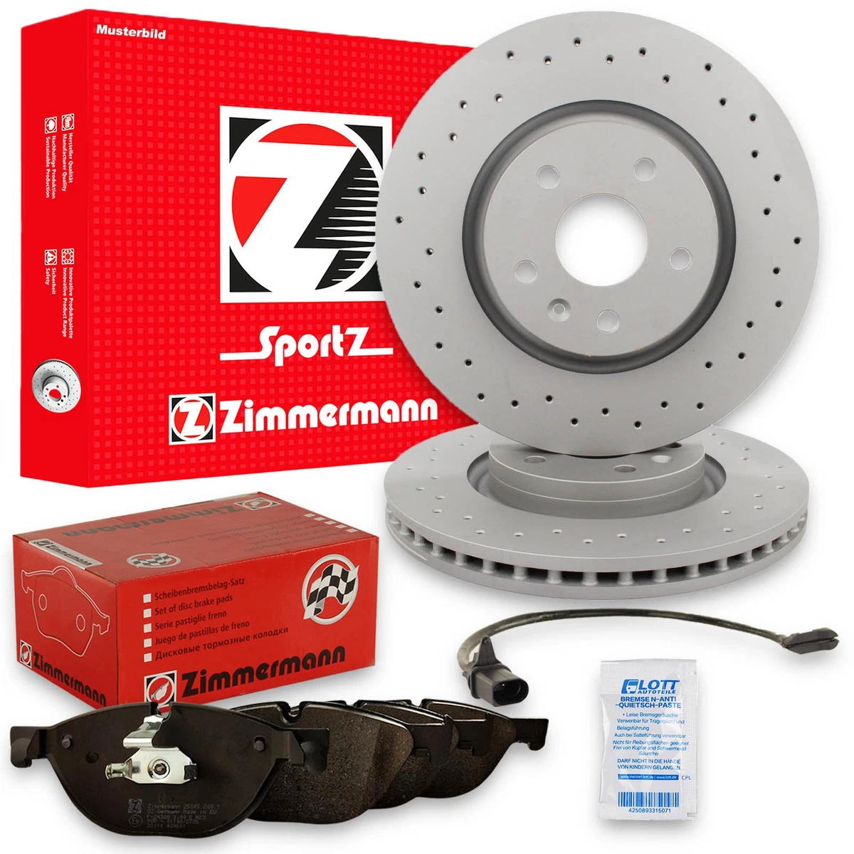 Гальмівні колодки та диски Zimmermann для SEAT IBIZA IV (6J5, 6P1) 1.4 TDI