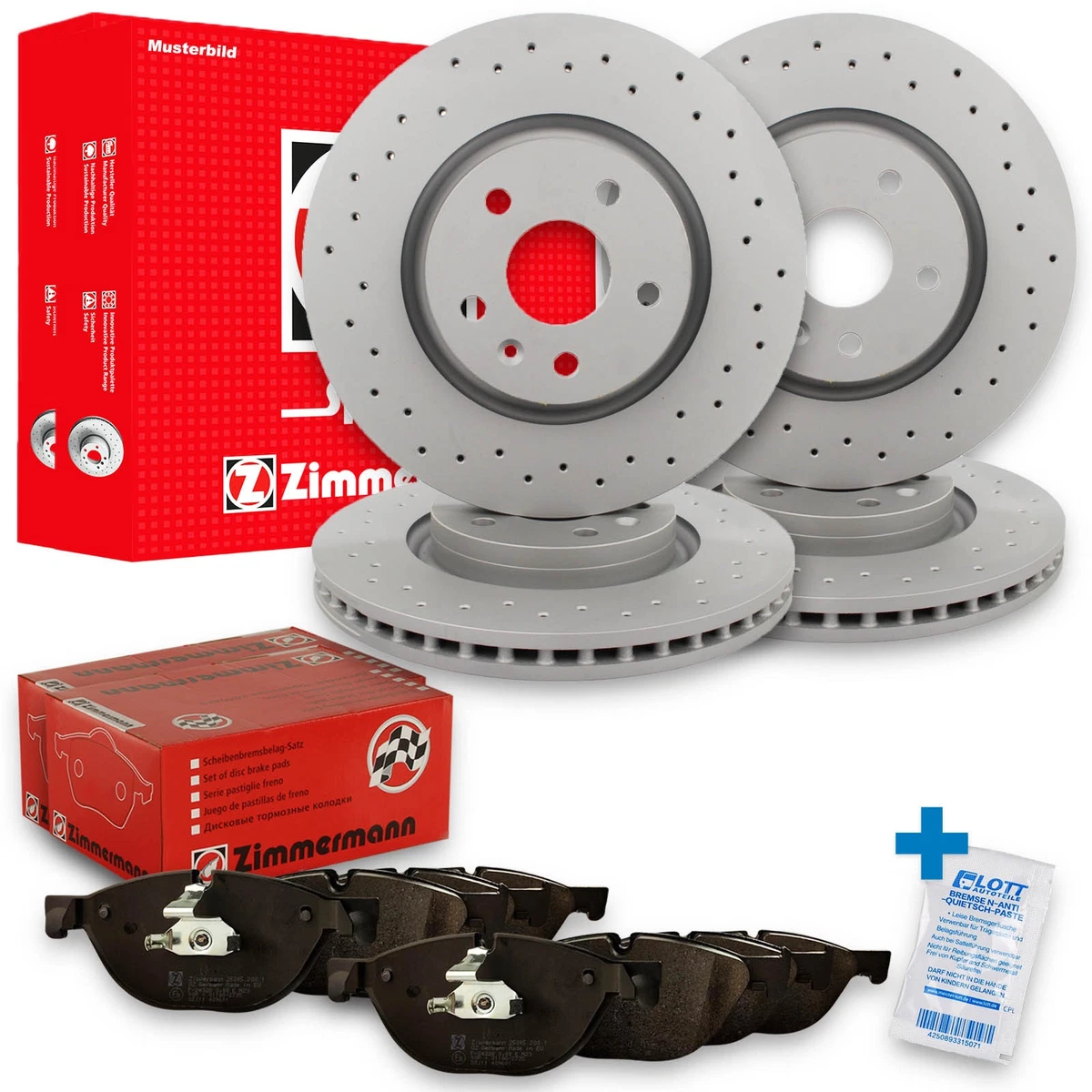 Гальмівні колодки та диски Zimmermann для RENAULT SAFRANE I - безпечний вибір