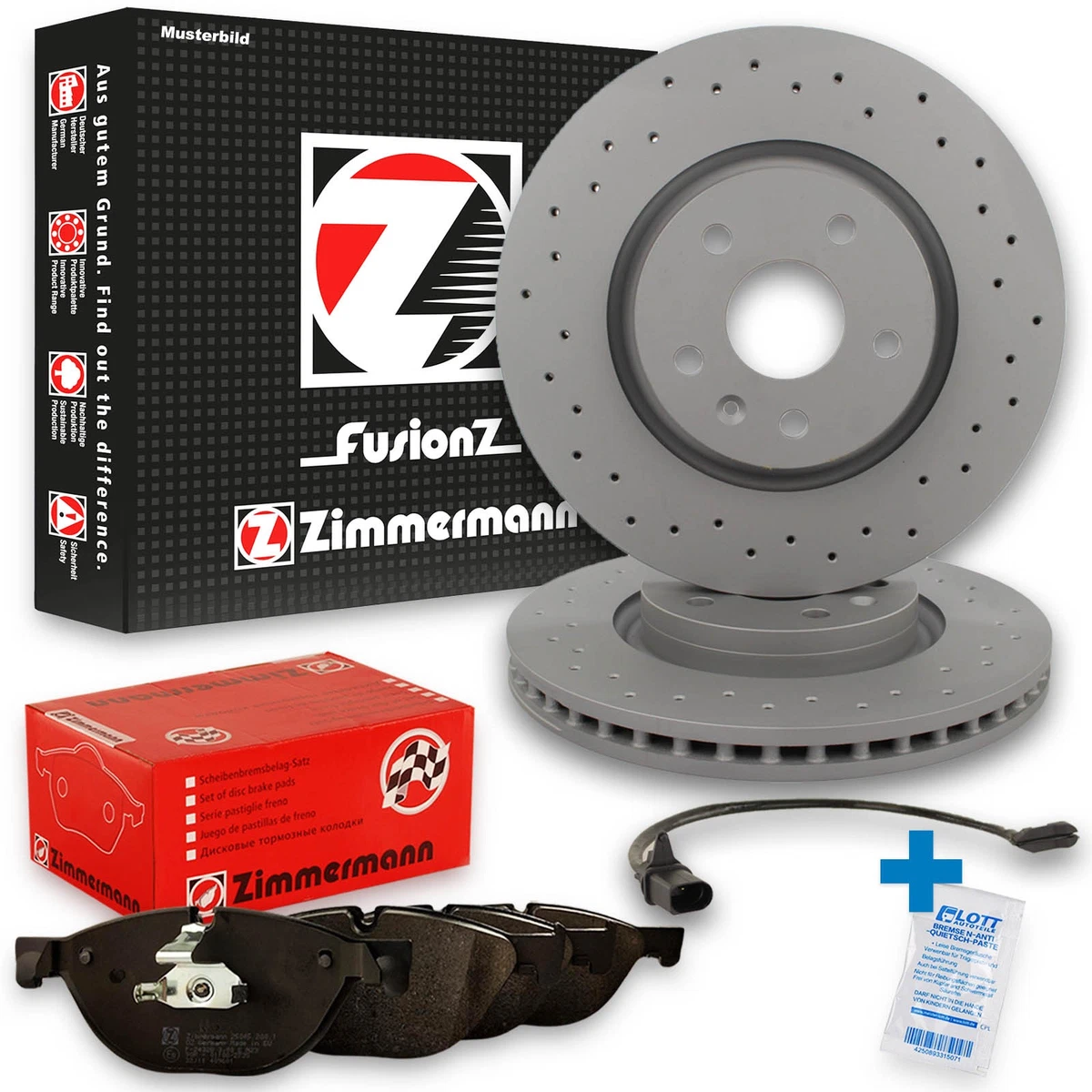 Otto-Zimmermann гальма і колодки для VW Lupo 6X1, 6E1 1.4 FS Otto-Zimmermann гальма і колодки для VW Lupo 6X1, 6E1 1.4 FS