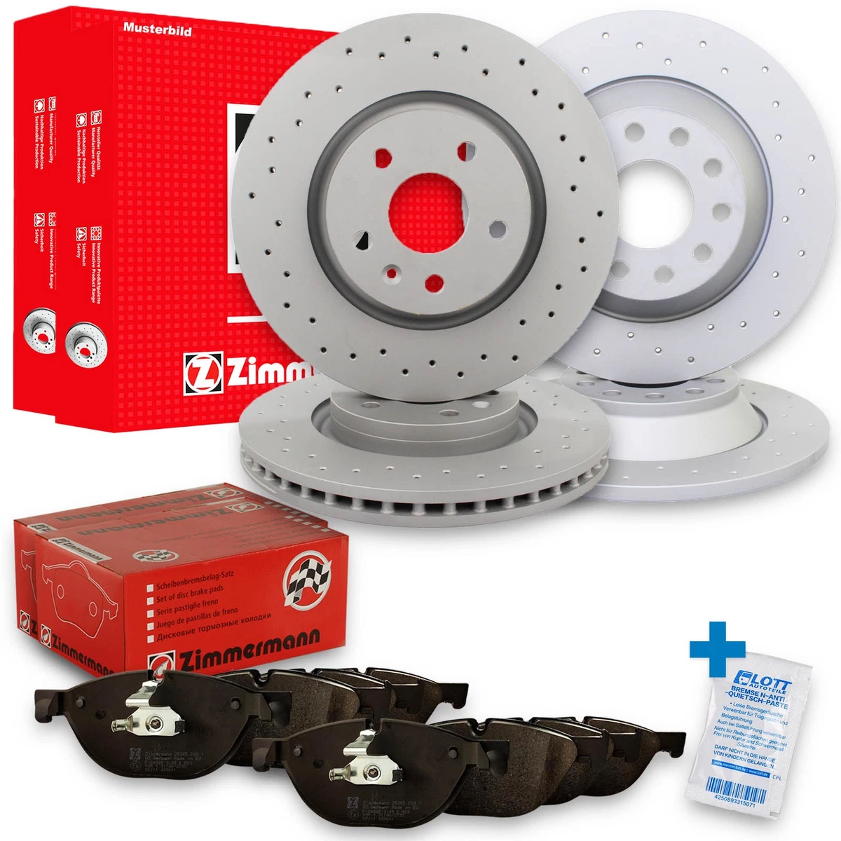 Гальмівні колодки та диски Zimmermann для Audi A3 Limousine — якість та безпека