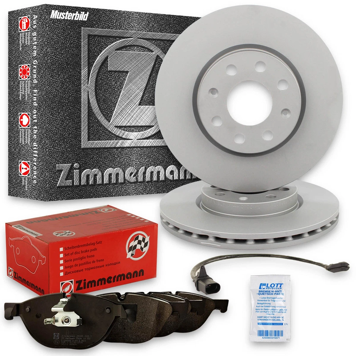 Гальмівні колодки та диски Zimmermann для VOLVO 760 (704, 764) 2.4 D