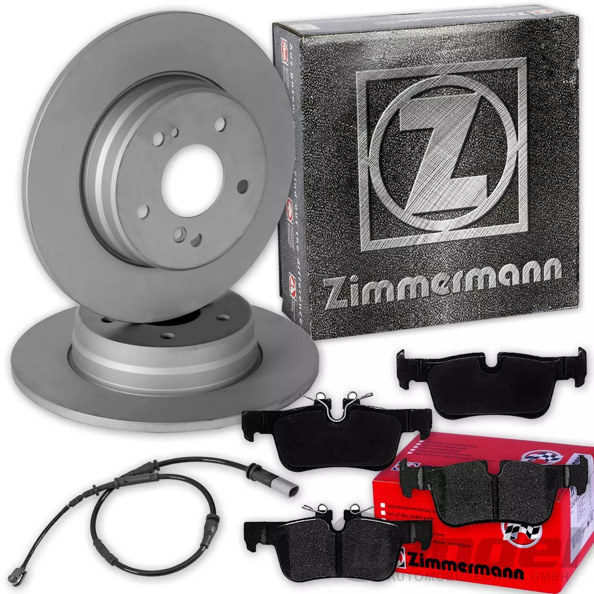 Гальмівні колодки та диски Zimmermann для NISSAN X-TRAIL (T31) 2.0 dCi 4x4