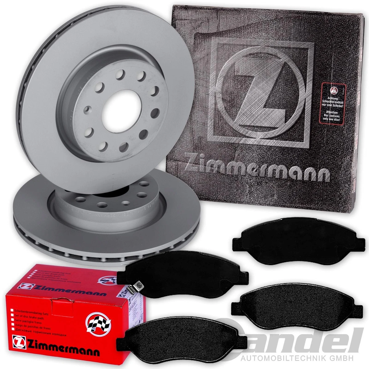 Гальмівні колодки та диски Zimmermann для VOLVO 760 (704, 764) 2.4 D