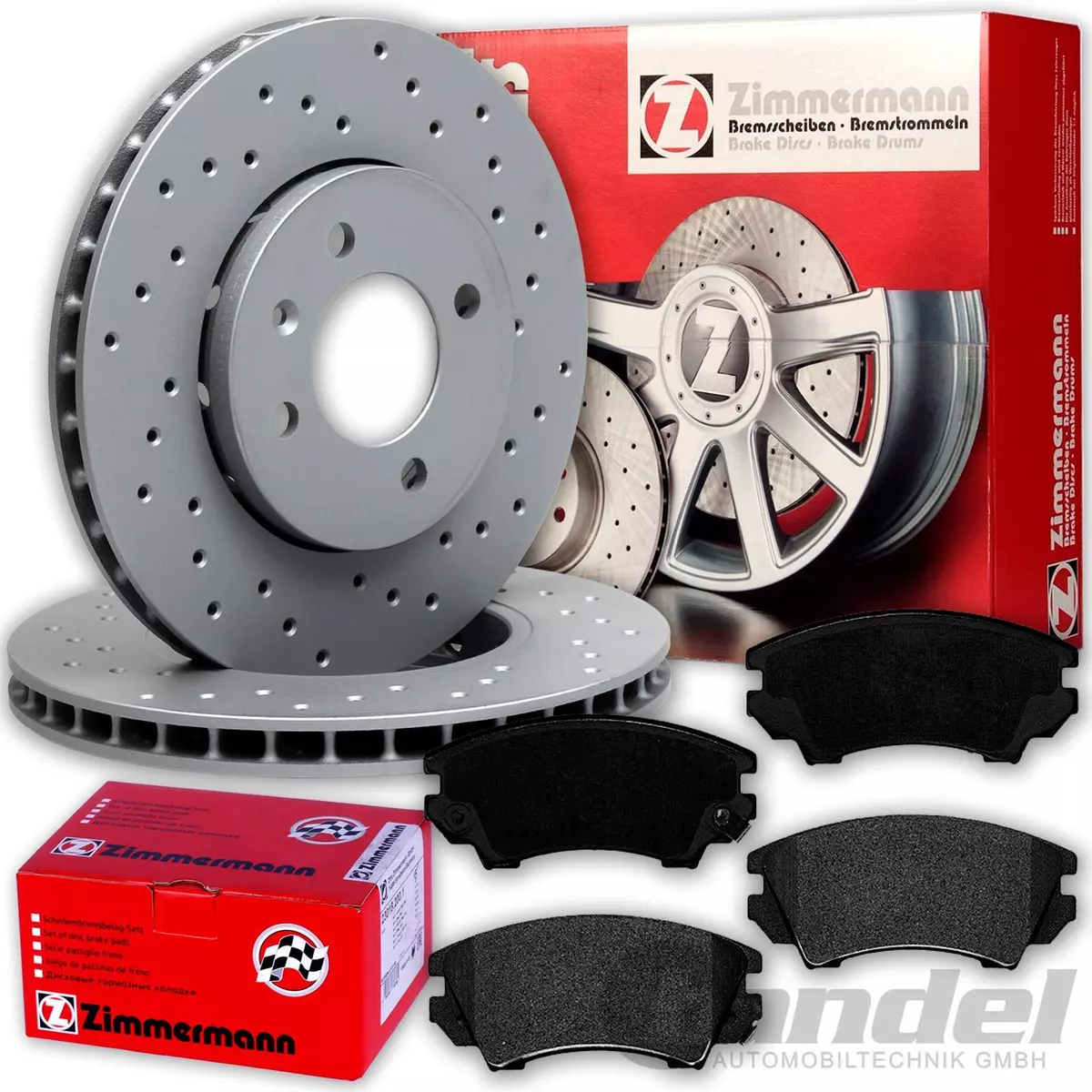 Гальмівні колодки та диски Zimmermann для SEAT IBIZA IV (6J5, 6P1) 1.4 TDI