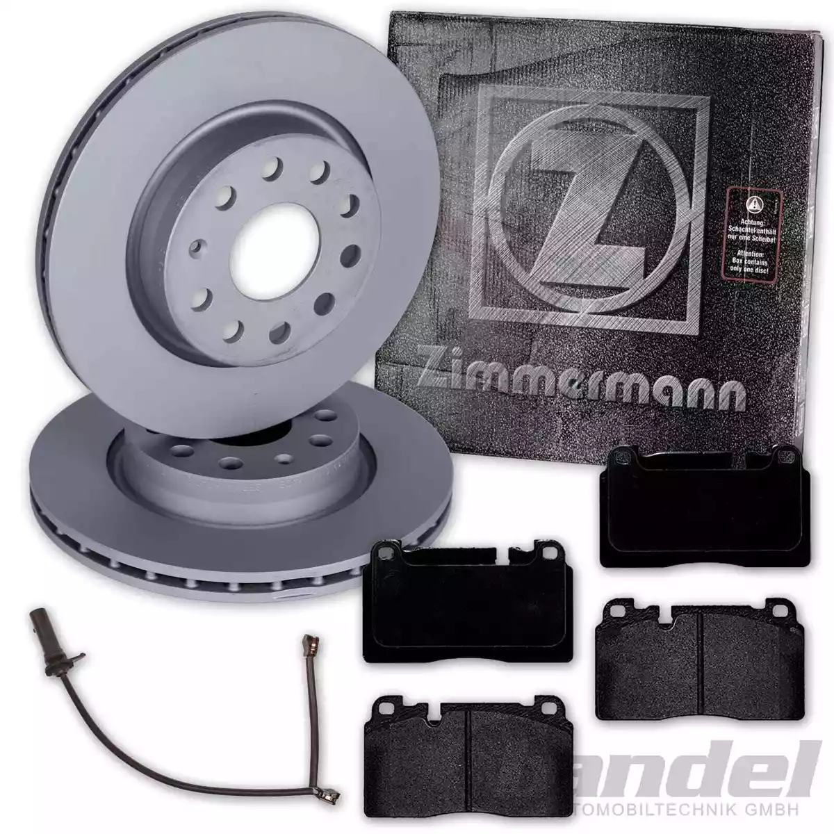 Гальмівні колодки та диски Zimmermann для NISSAN X-TRAIL (T31) 2.0 dCi 4x4