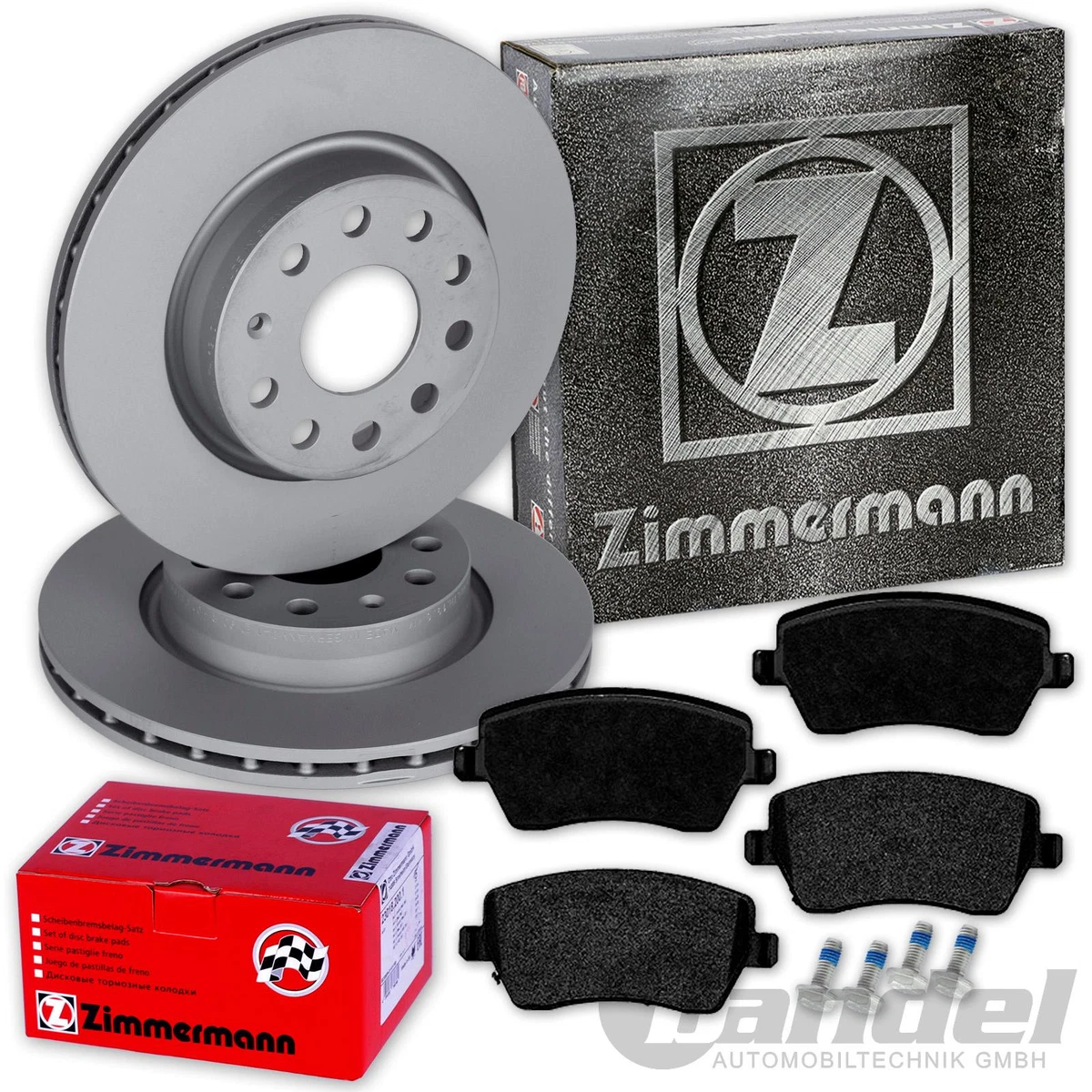 Гальмівні диски та колодки Zimmermann для MAZDA 6 GH 2.2 D — безпечний вибір